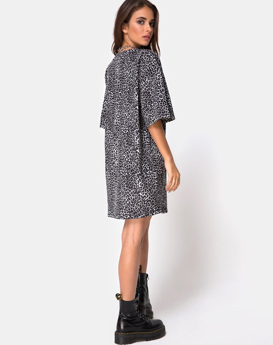 Image de Sunny Kiss Tee in Rar Leopard Grey