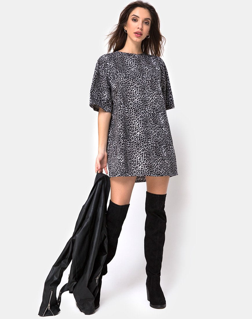 Image de Sunny Kiss Tee in Rar Leopard Grey