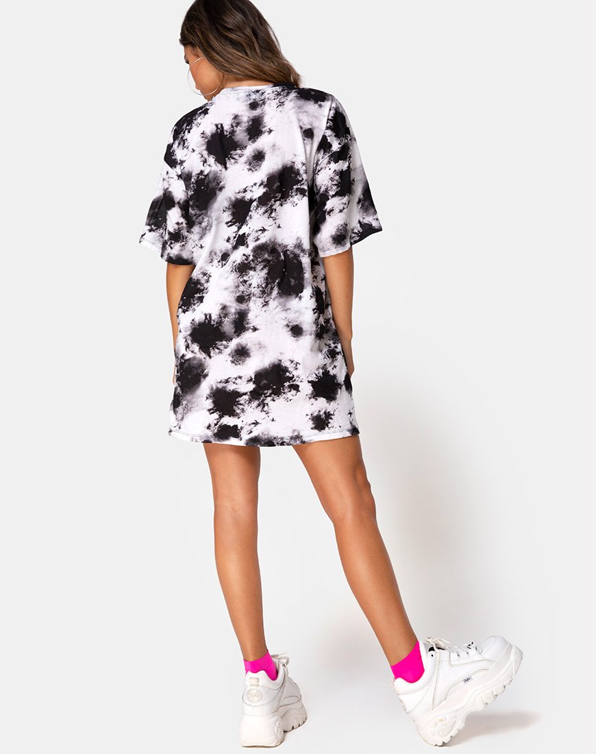 Image de Sunny Kiss Tee in Tie Dye Celestial Lime
