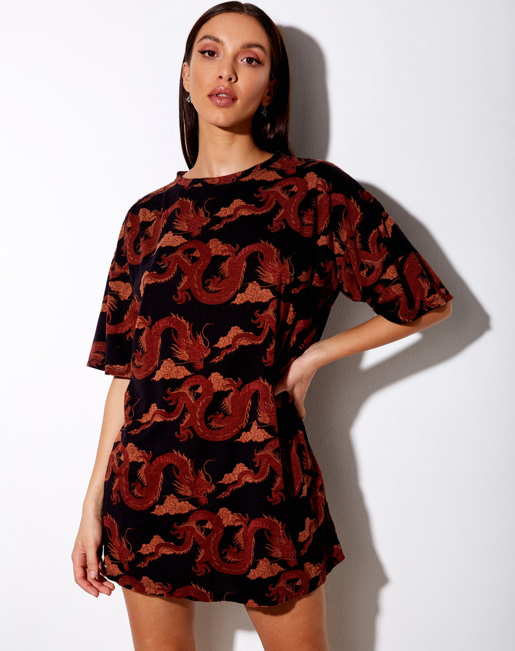 Tee-shirt Sunny Kiss, orange dragon ton sur ton