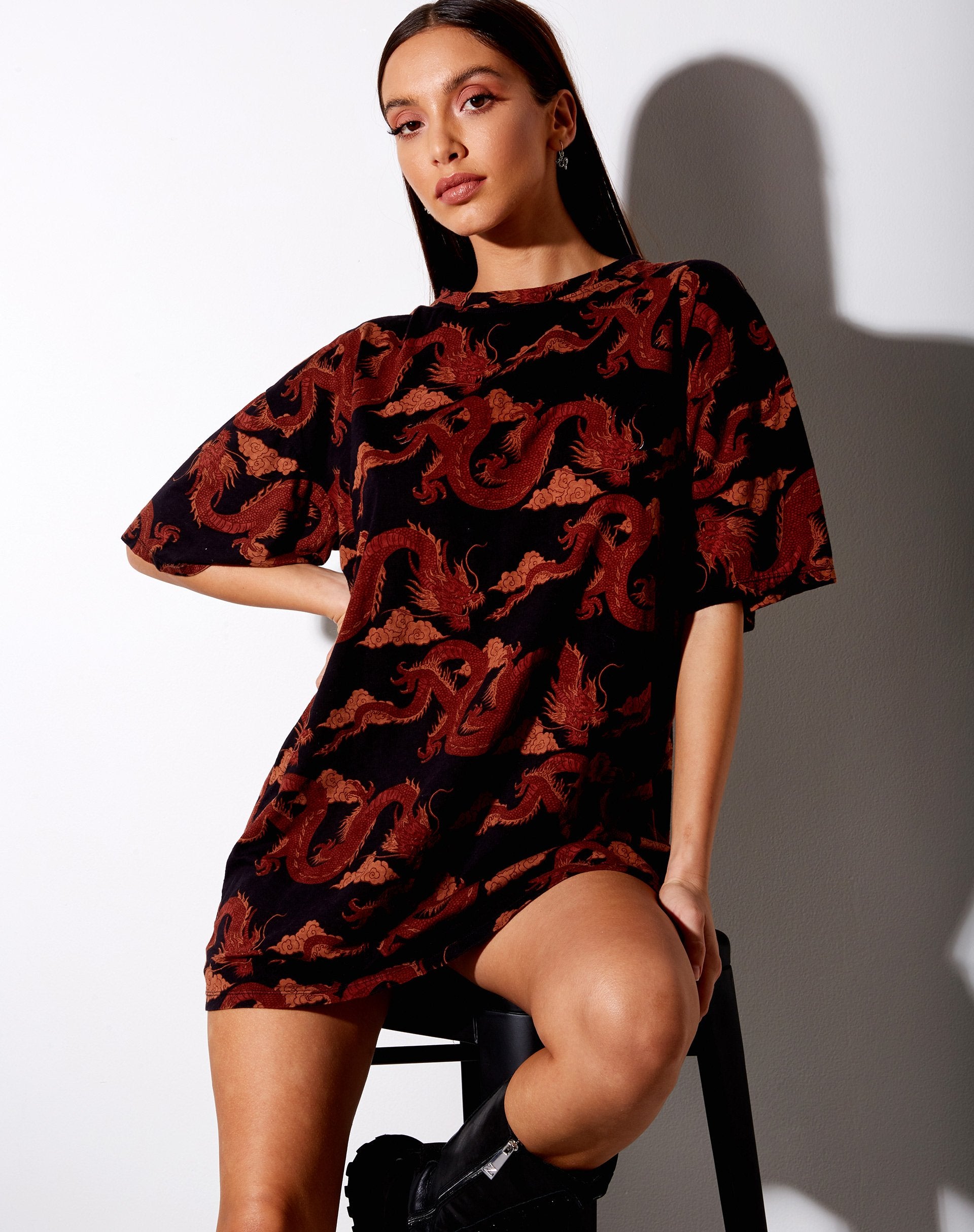 Image de Sunny Kiss Tee in Tonal Dragon Orange