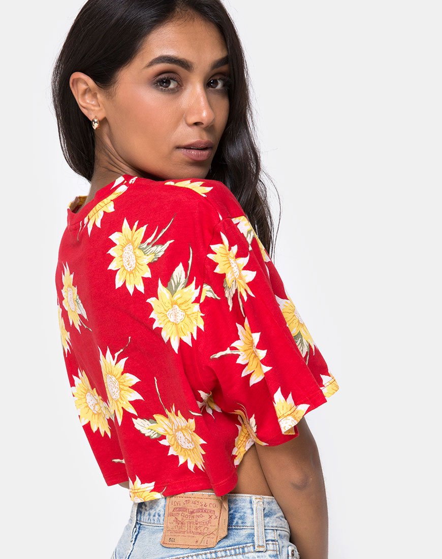 Tee-shirt super-croisé ensoleillé