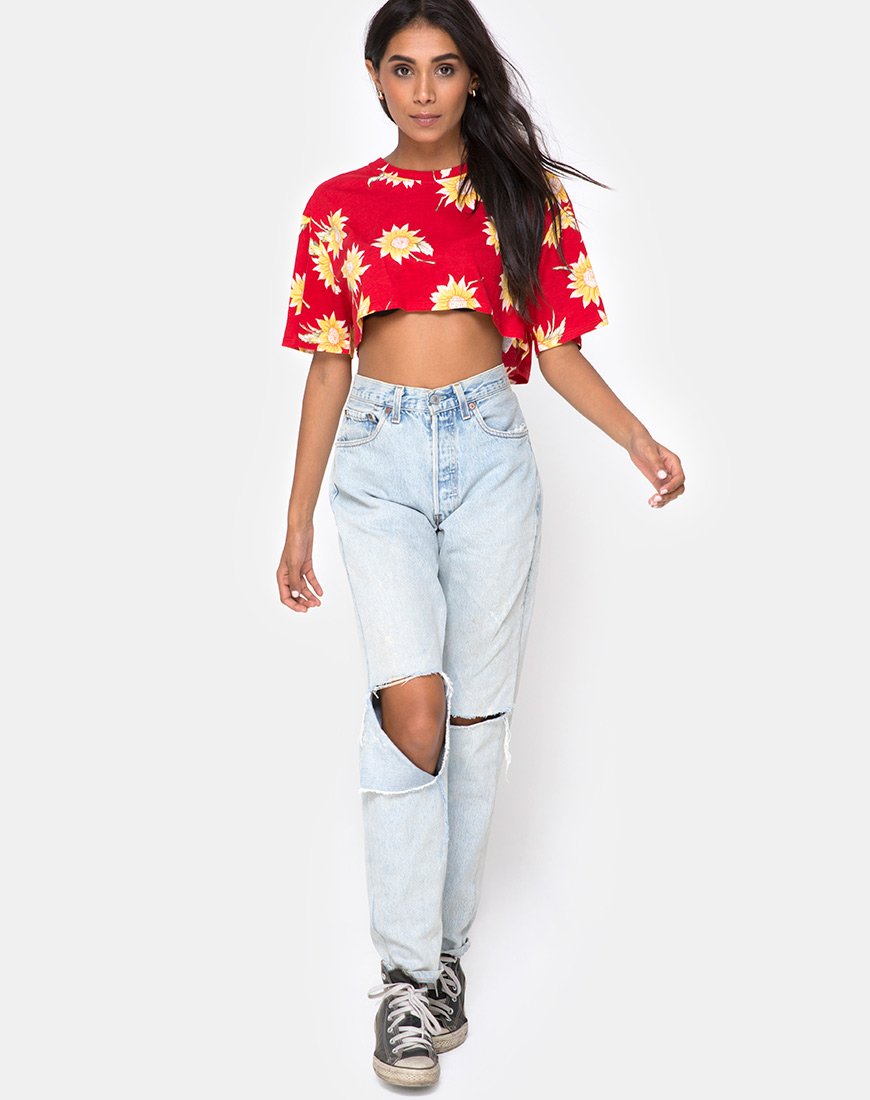 Image de Super Cropped Tee in Sunny Days