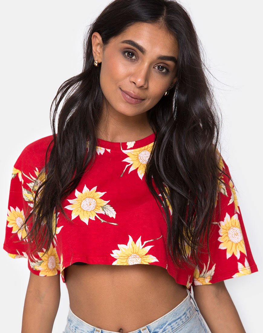 Tee-shirt super-croisé ensoleillé