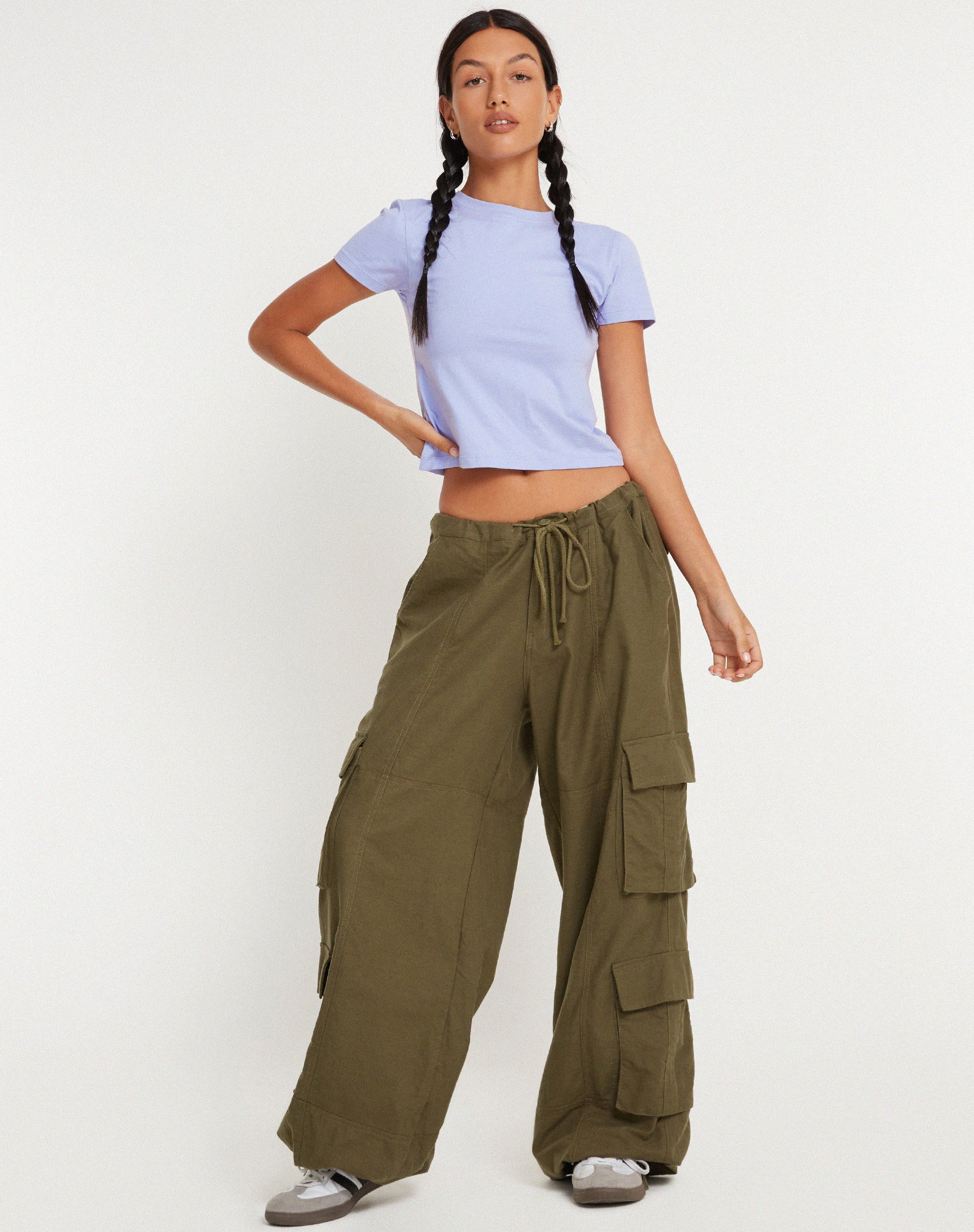 image de Surtie Crop Top in Pastel Lilac