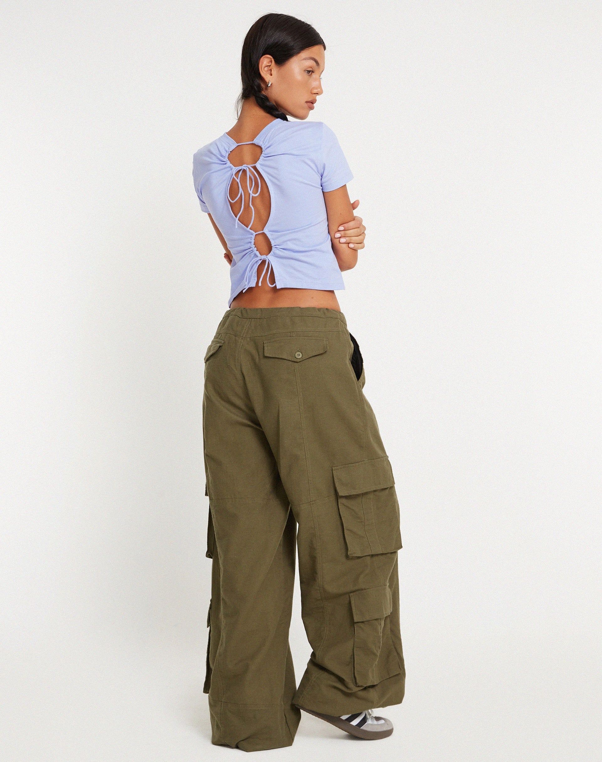image de Surtie Crop Top in Pastel Lilac