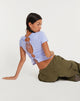 image de Surtie Crop Top in Pastel Lilac