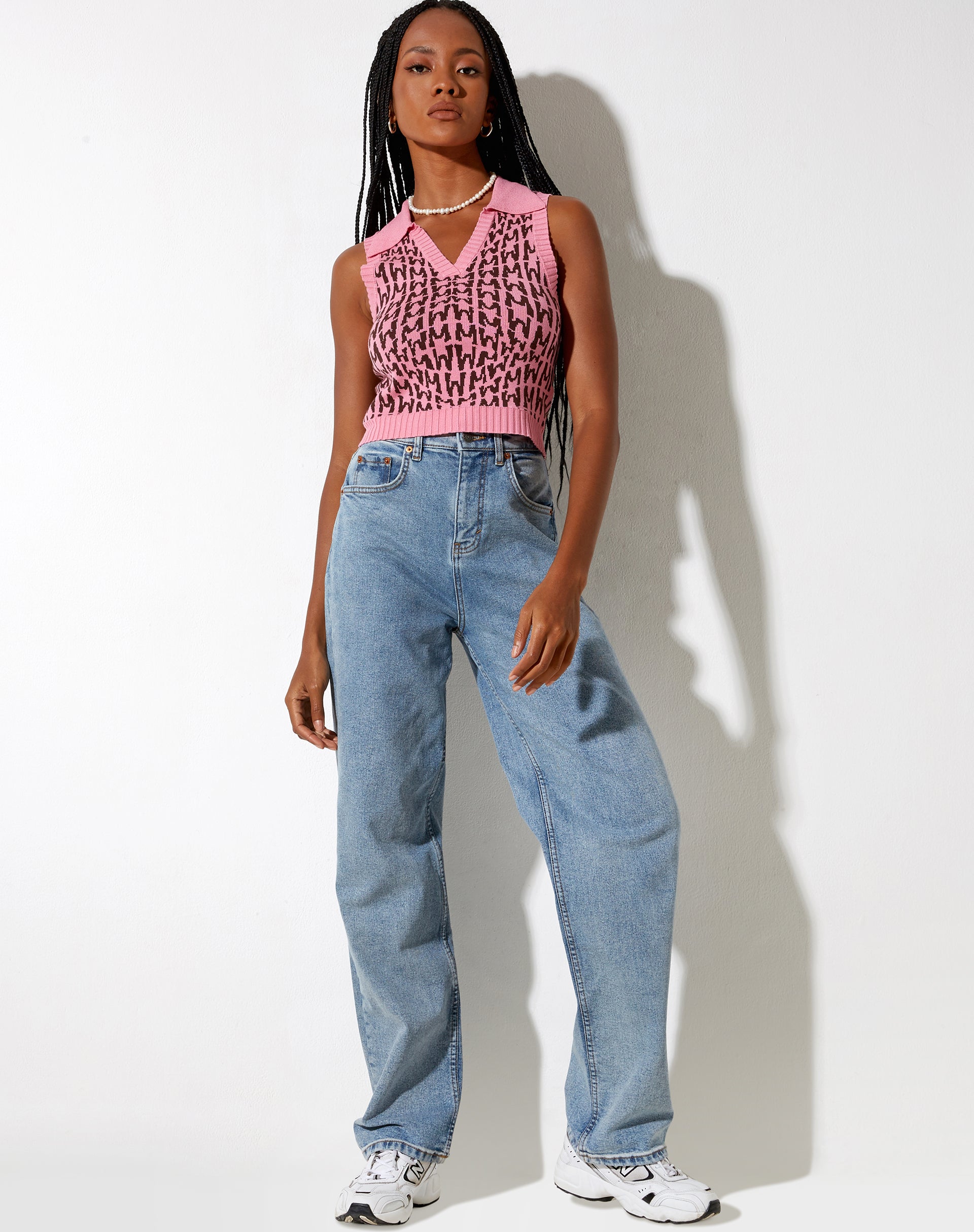 Image de Syafa Tank Top in Wavey M Pink