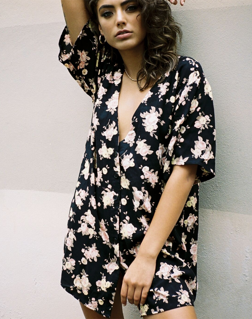 Image de la robe Mirach en rose antique noir