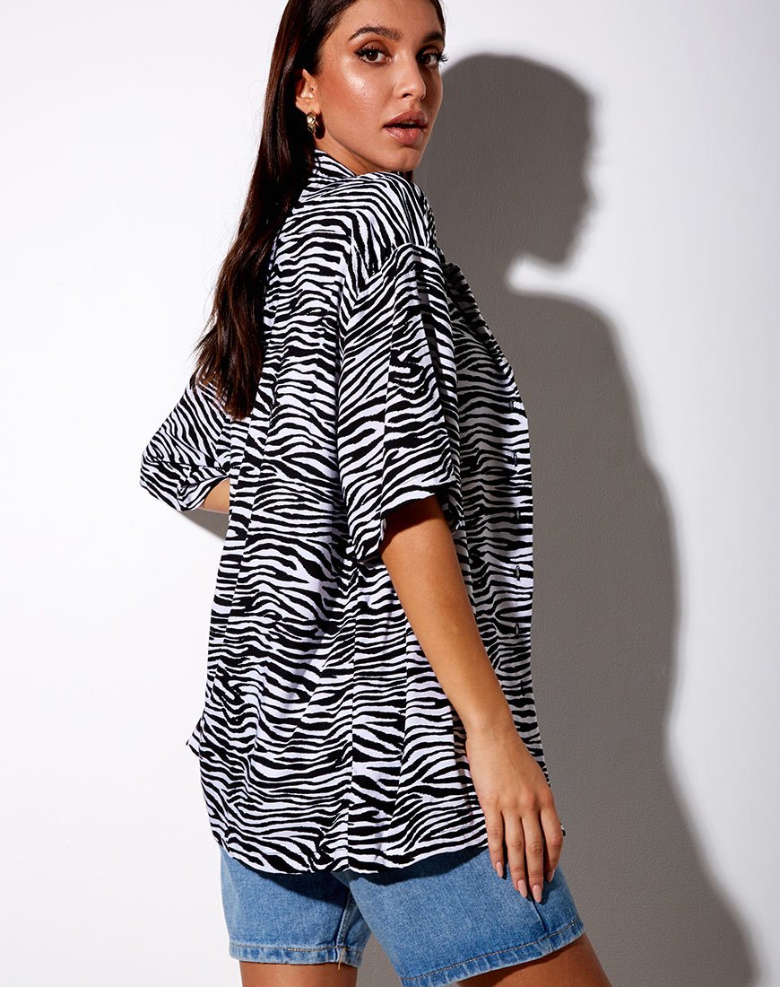 Chemise Taelsa, zèbre classique