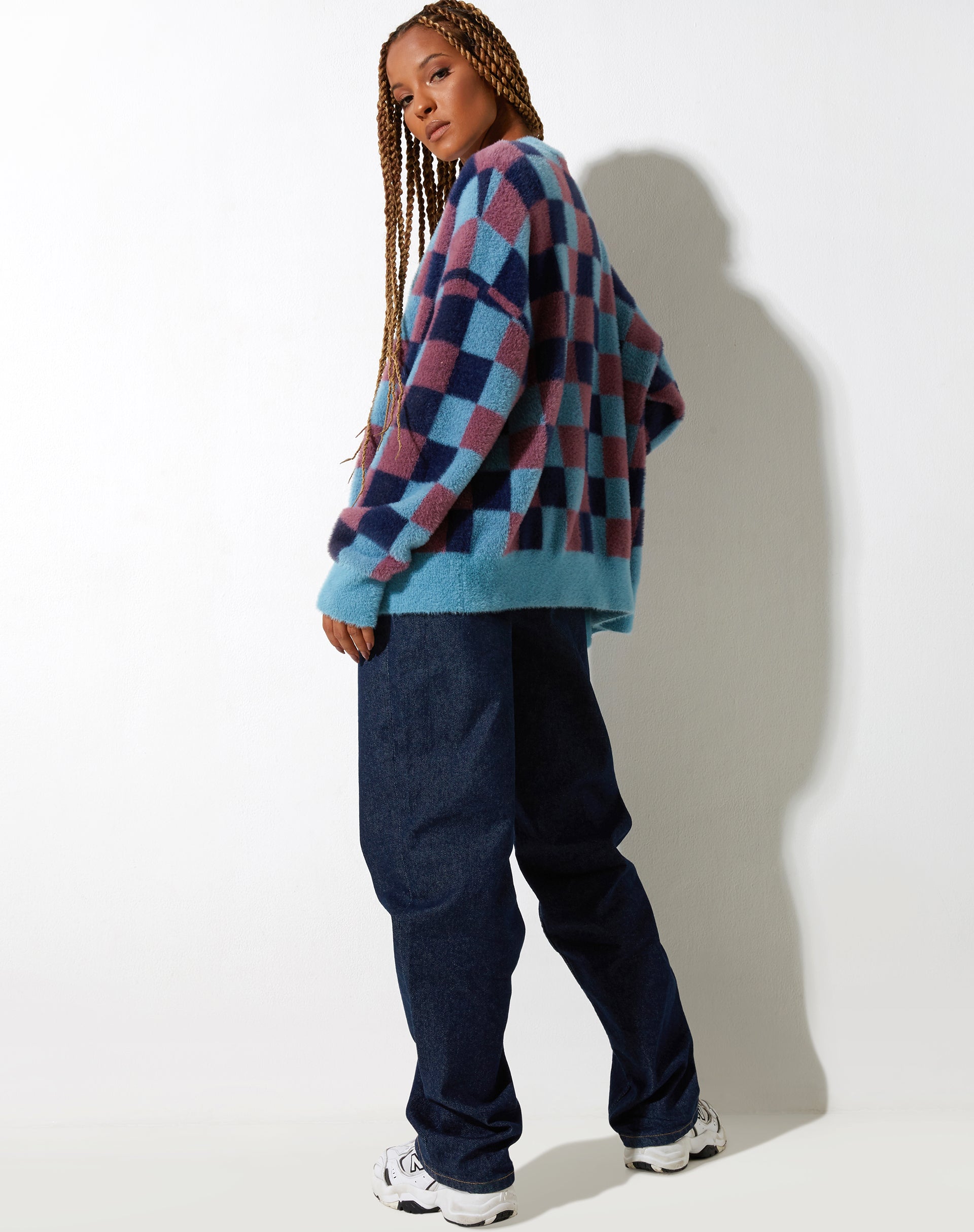 image de Talana Cardi en Check Blue Tones