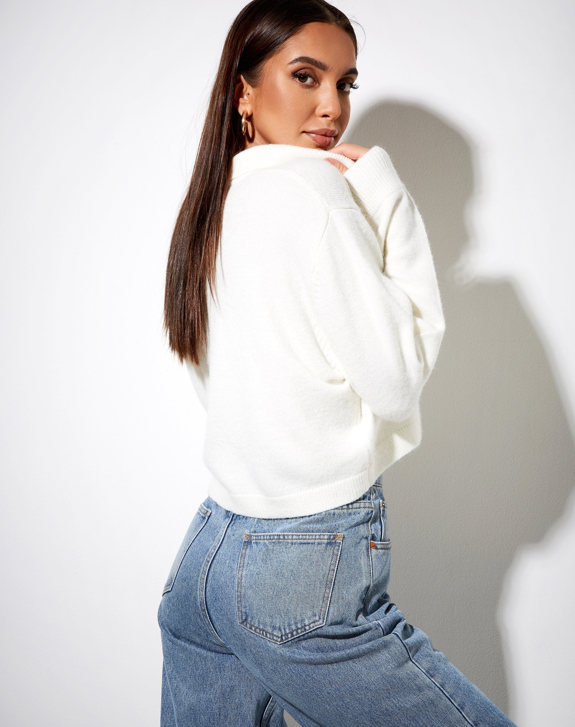 Image de Tallis Jumper in Knit Ivory