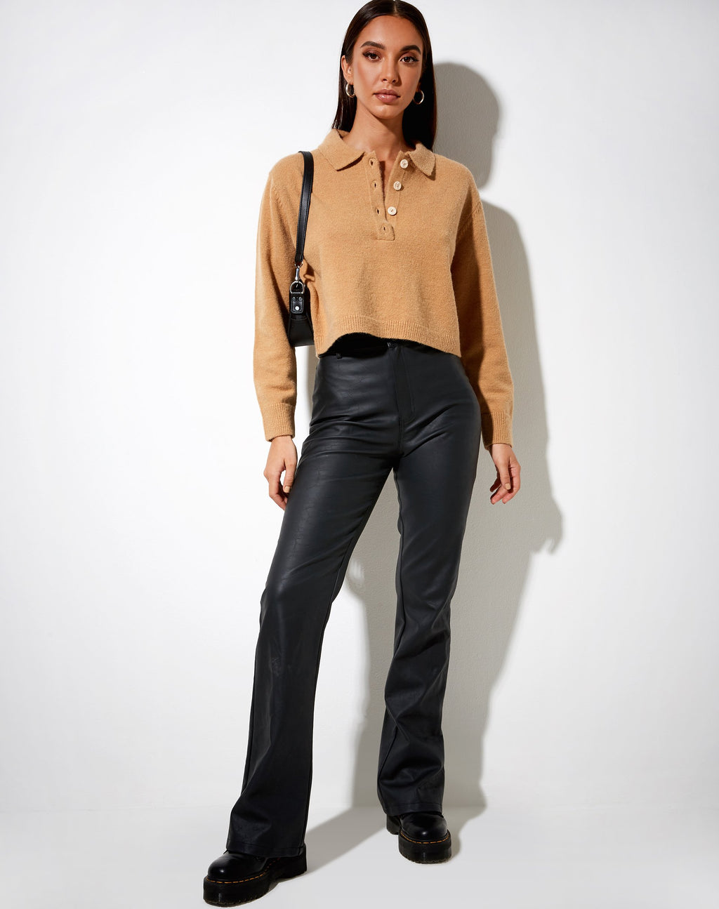 Pull Tallis en tricot Tan