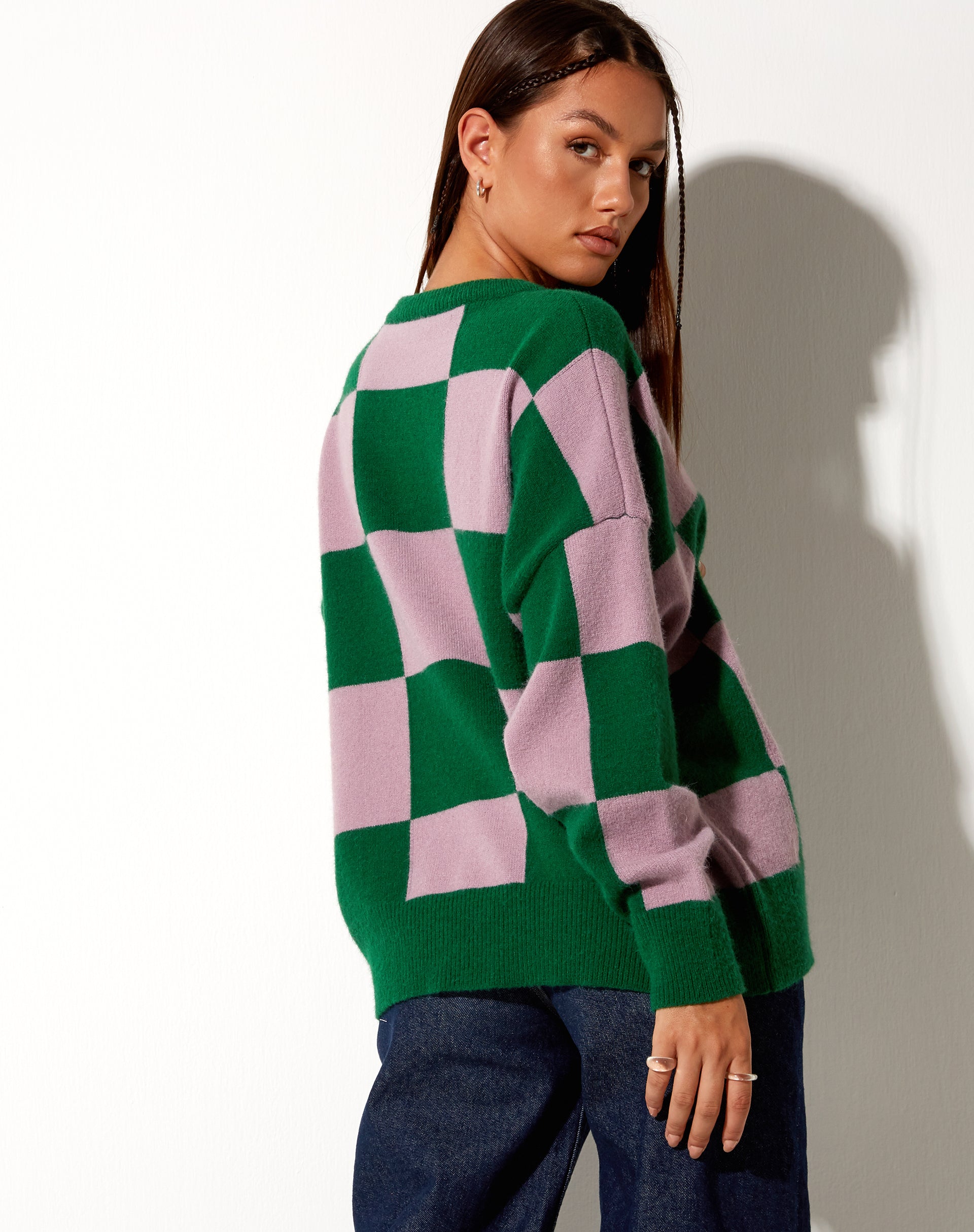 Image de Tamari Sweatshirt en rose et vert