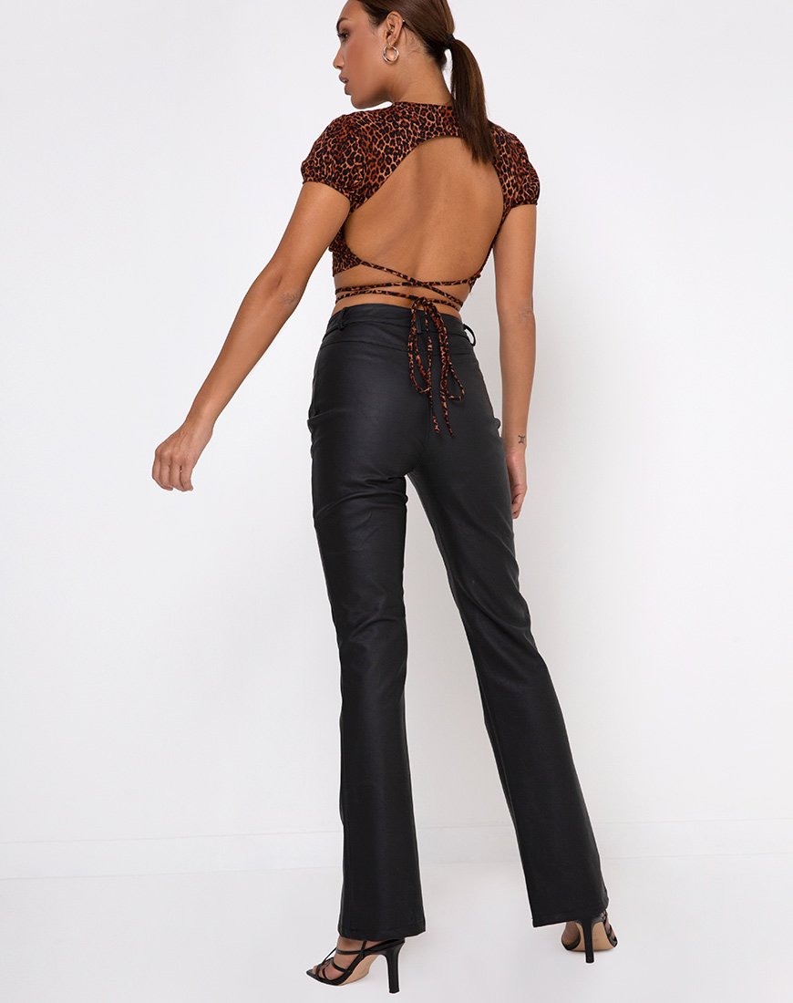 Image de Tasya Top in Ditsy Leopard Orange