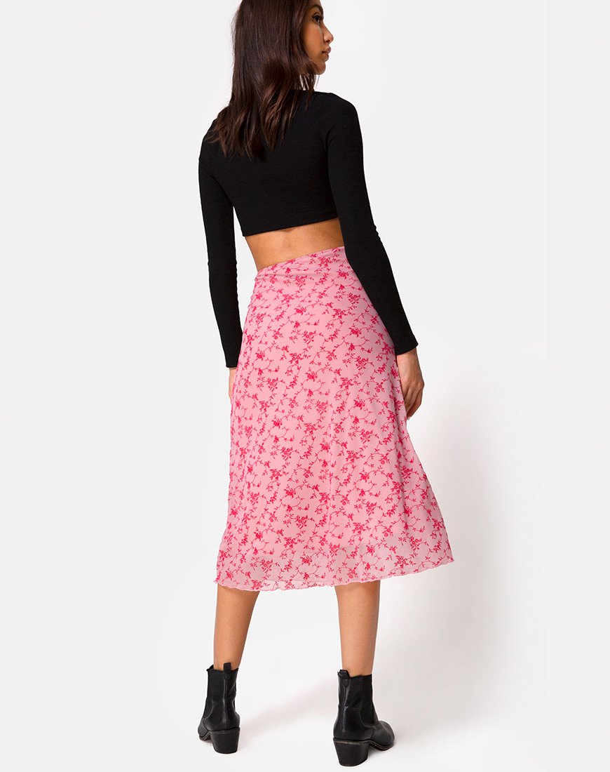 Jupe Taura en Love Bloom Pink Flock