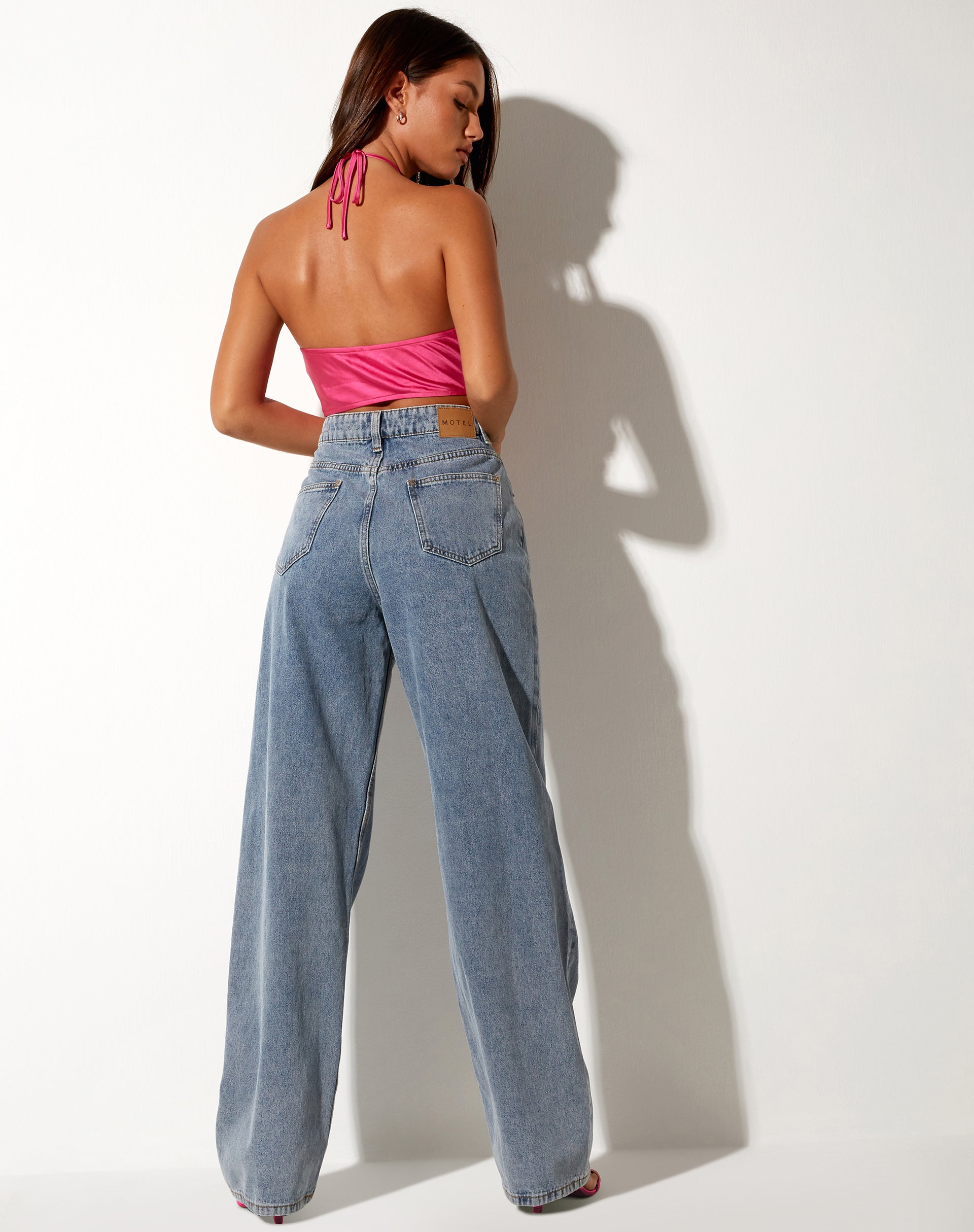 Image de Tevy Top en rose satiné