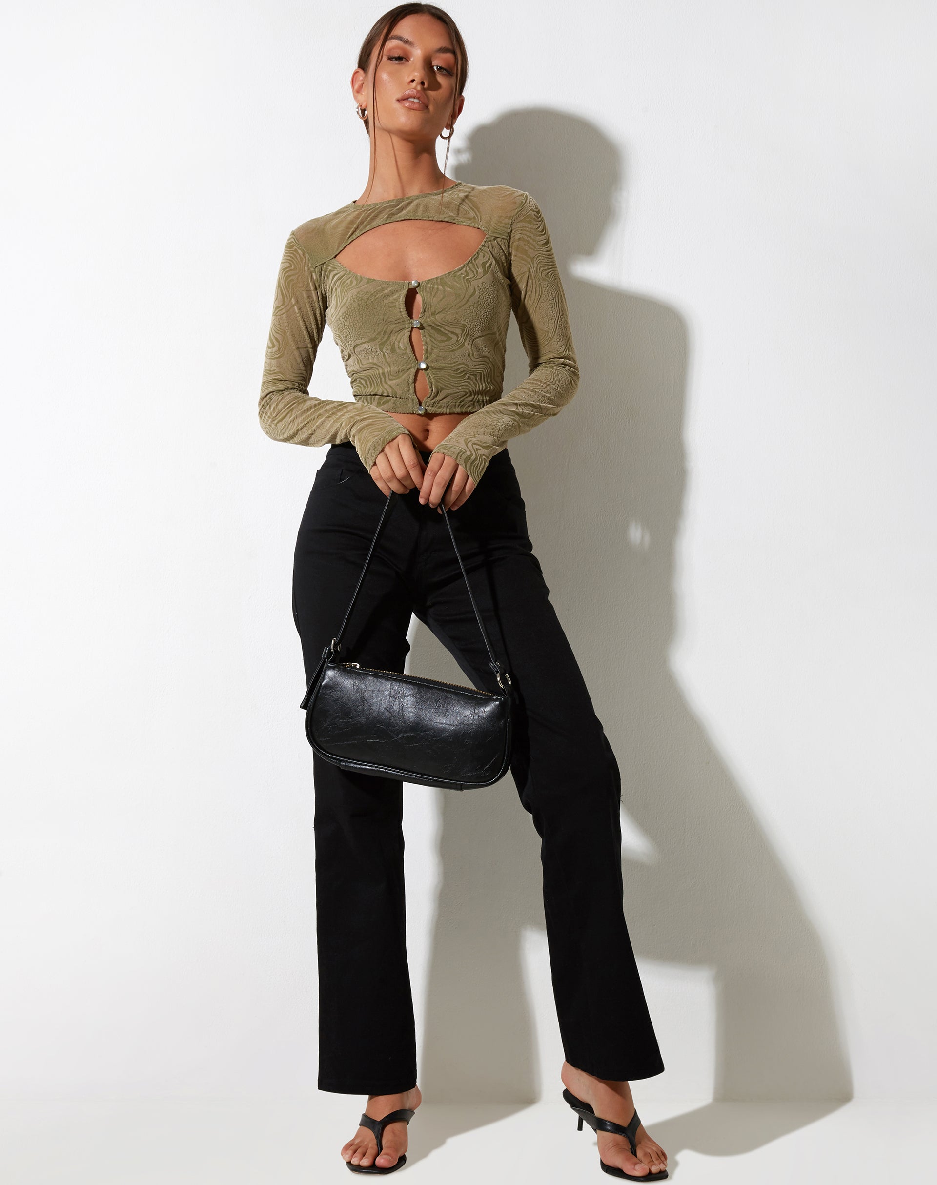 IMAGE DU Top Techin en Mixed Animal Flock Olive