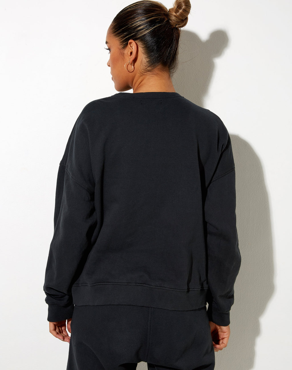 Ted Sweatshirt en Vintage Black Bittersweet