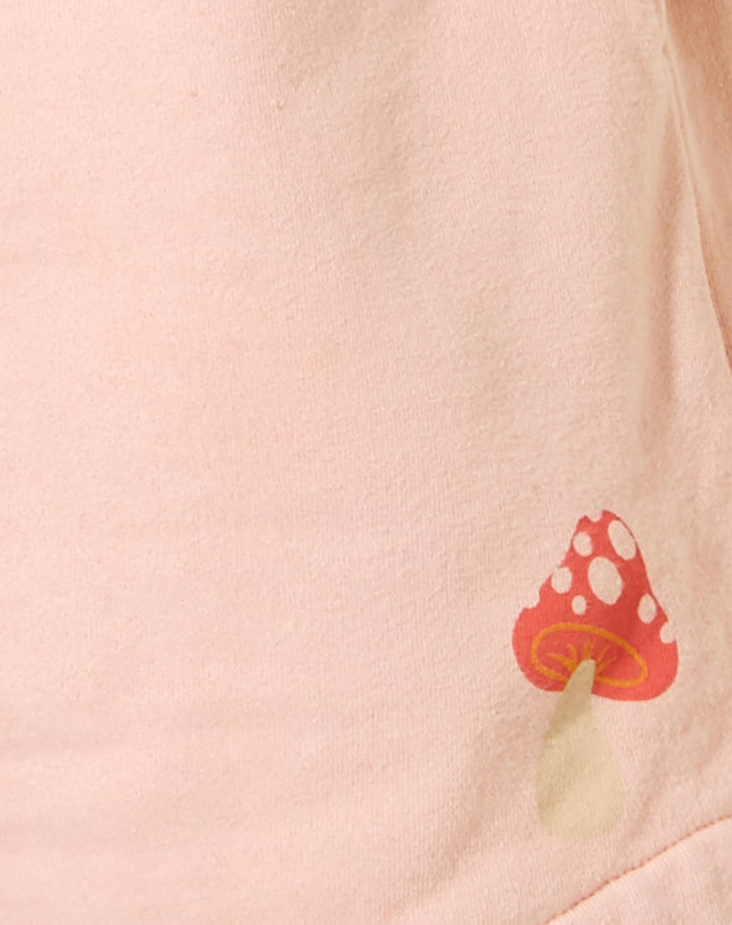 Short en éponge Wash Out Peach Mushroom
