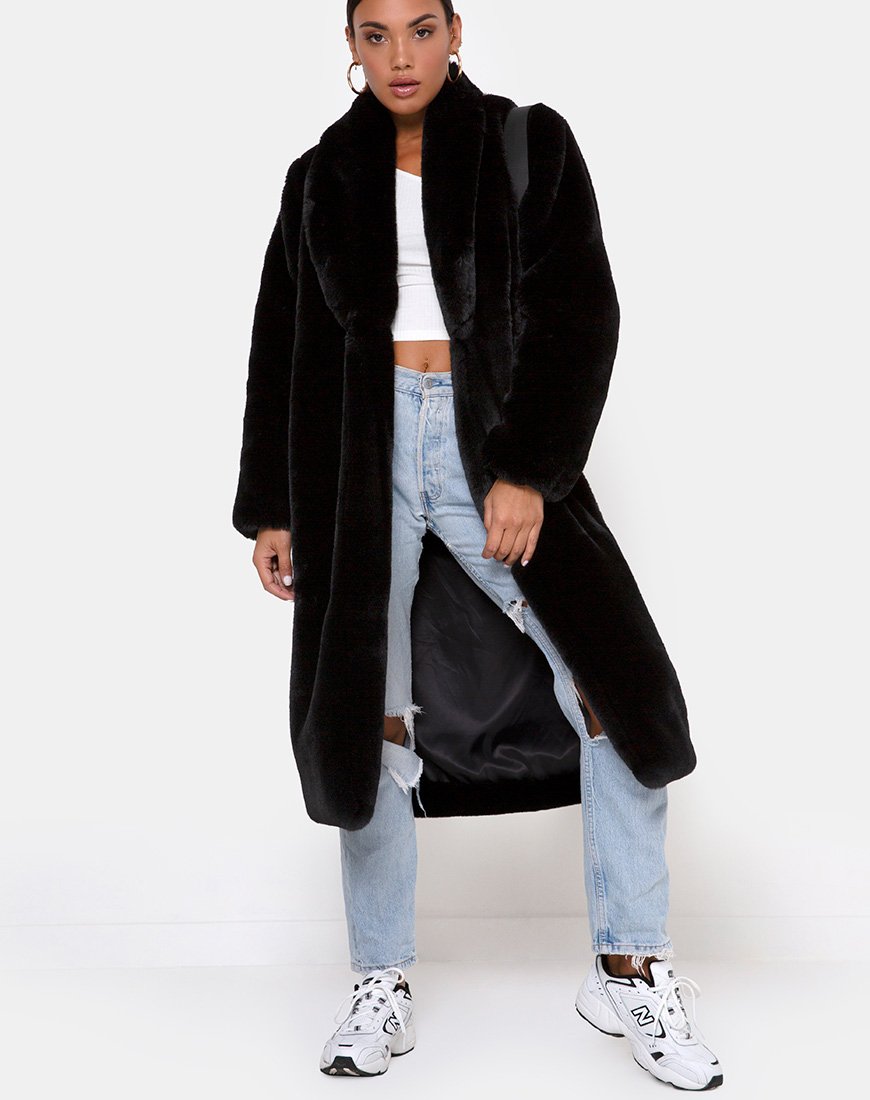 Manteau Terence en noir