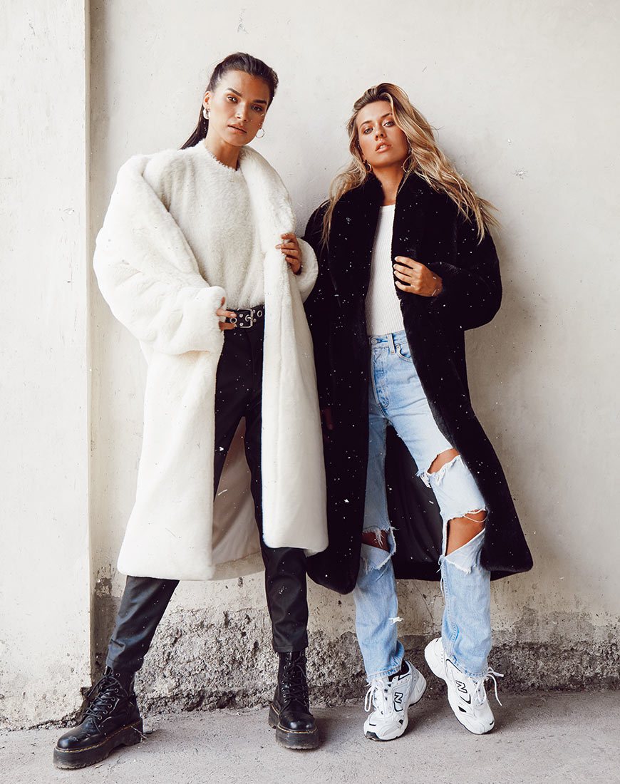 Manteau Terence en noir