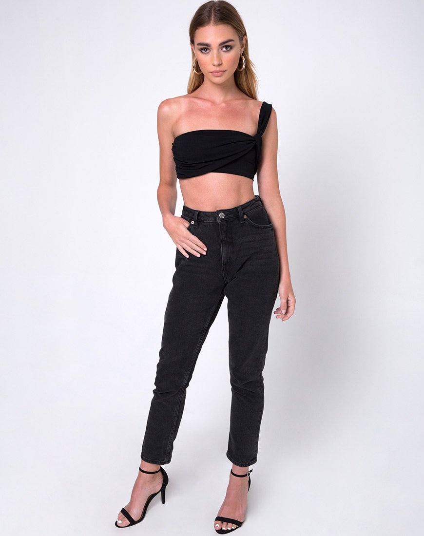Image de Tetric Crop Top in Black