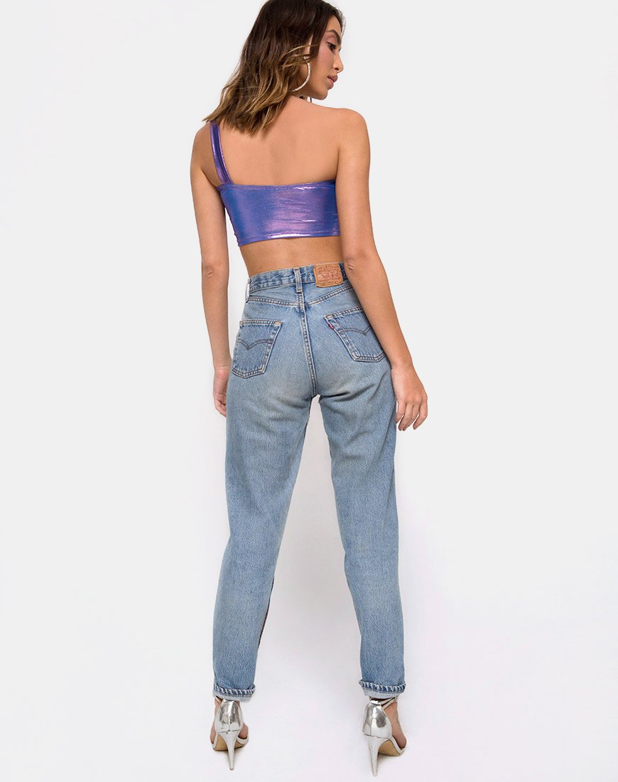 Image de Tetric Top en Metallic Shimmer Lavendar