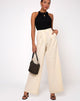 Image de Yeva pantalon évasé en écru