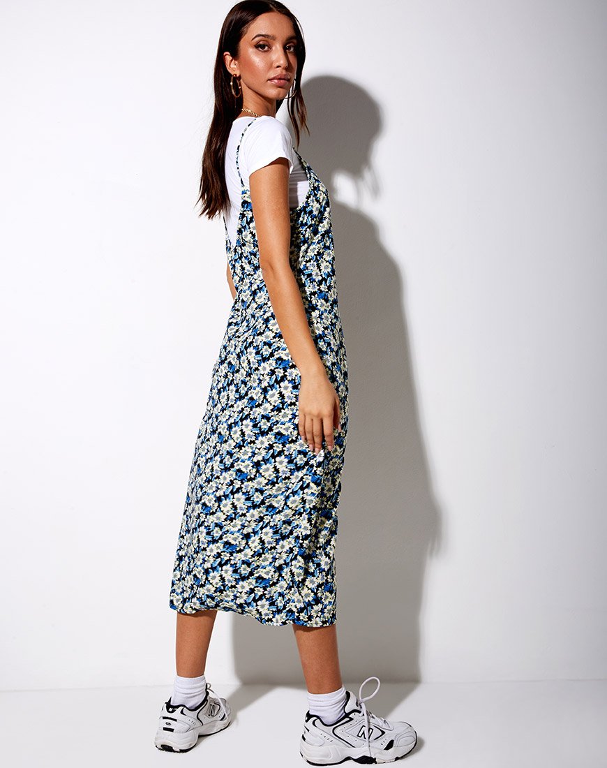 Image de Theda Midi Dress in Aster Blue