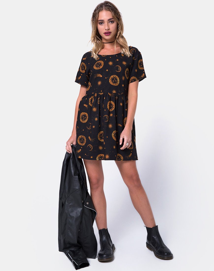 Robe Tiara en noir céleste