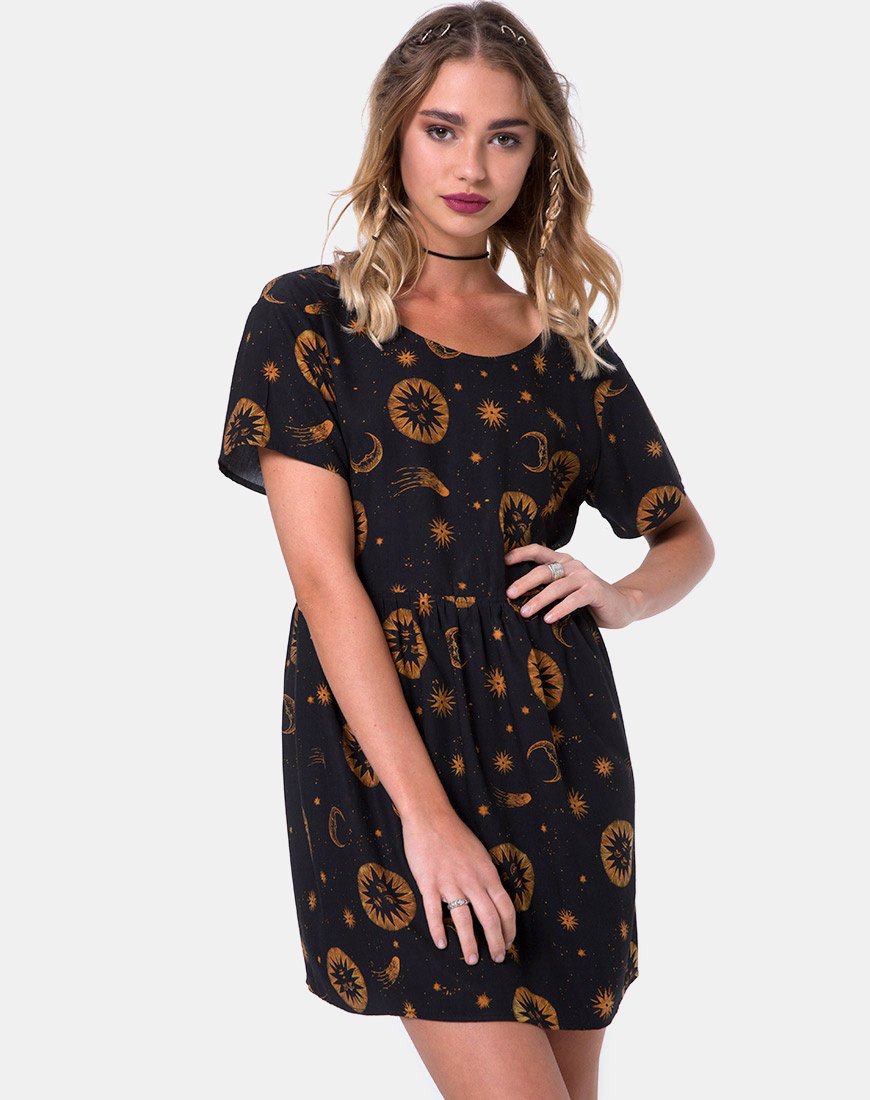 Robe Tiara en noir céleste