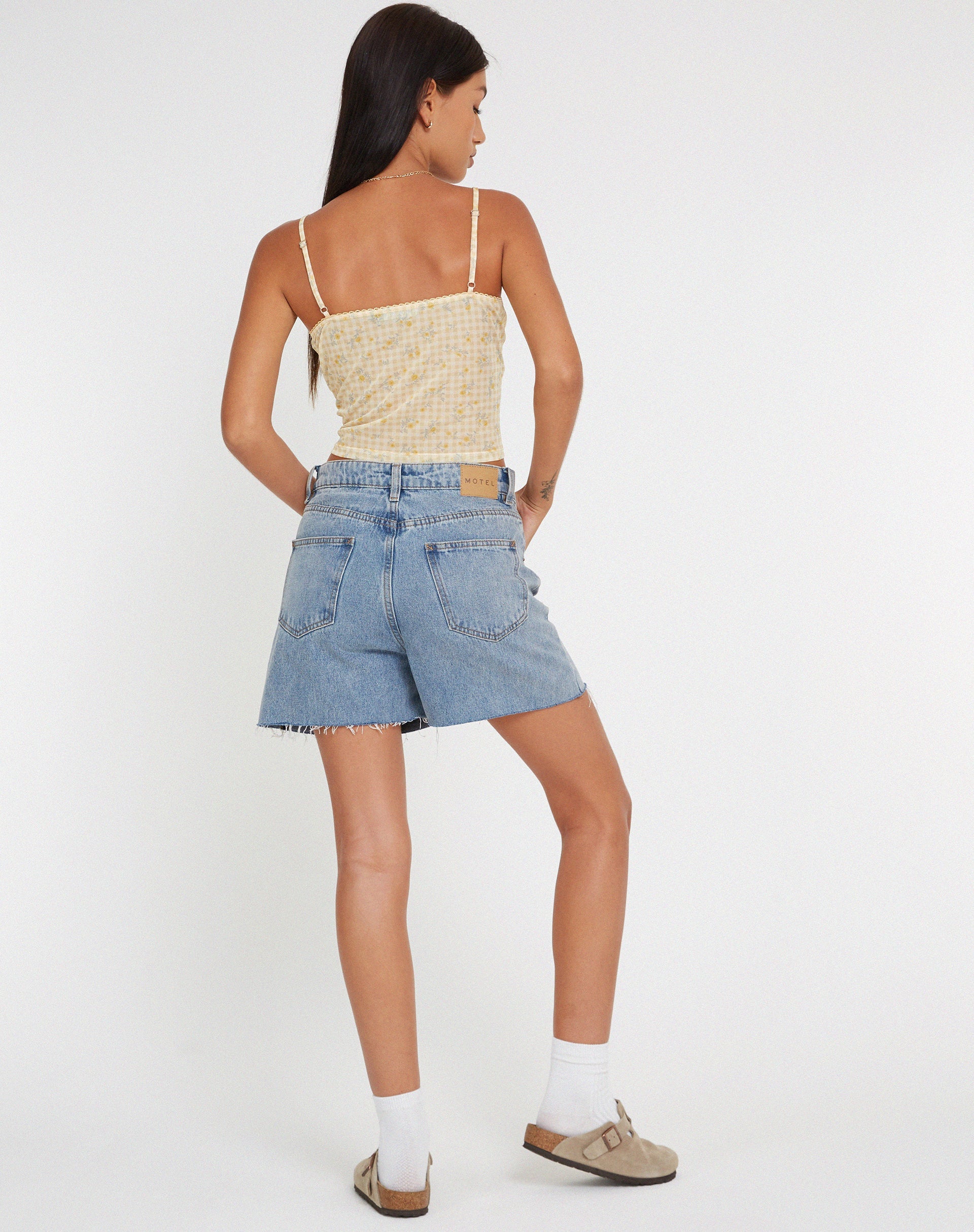Image de Tiava Cami Top in Gingham Floral Yellow