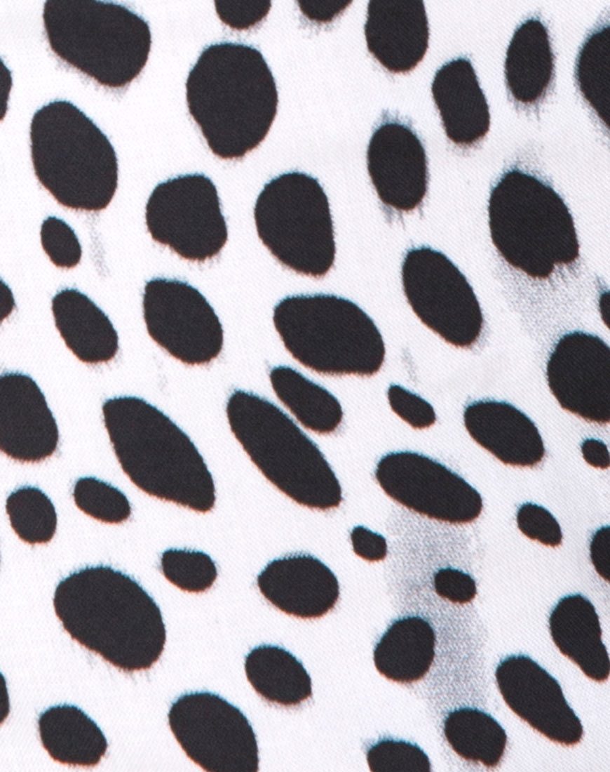Image de Tielda Crop Top in Dalmatian