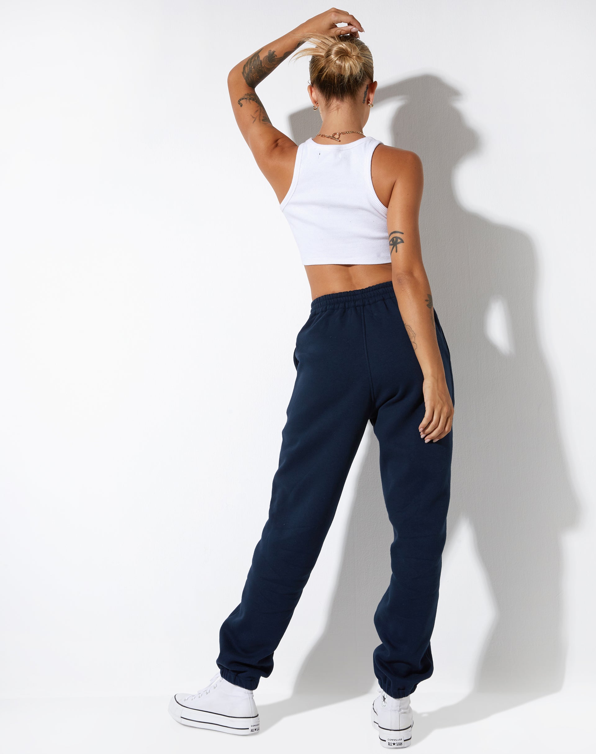 image de Basta Jogger en Navy Citrus Stripe Football 1999