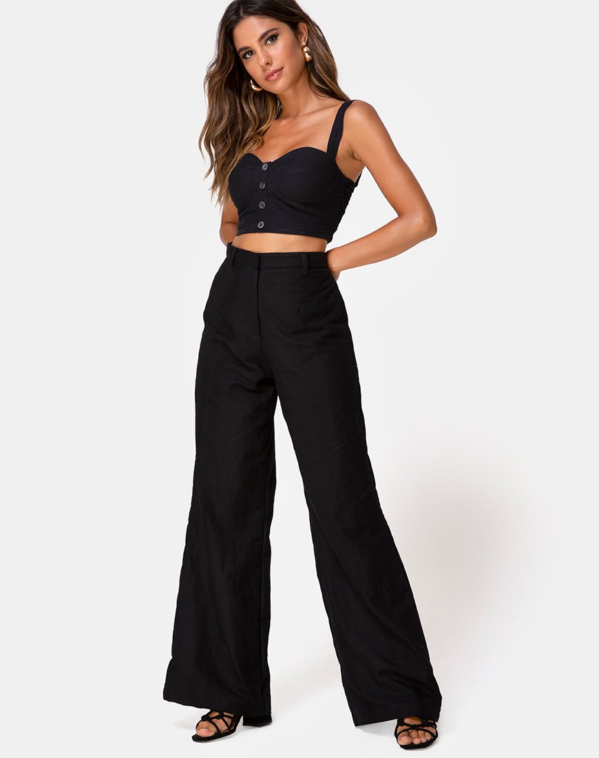 Pantalon Tanira en noir