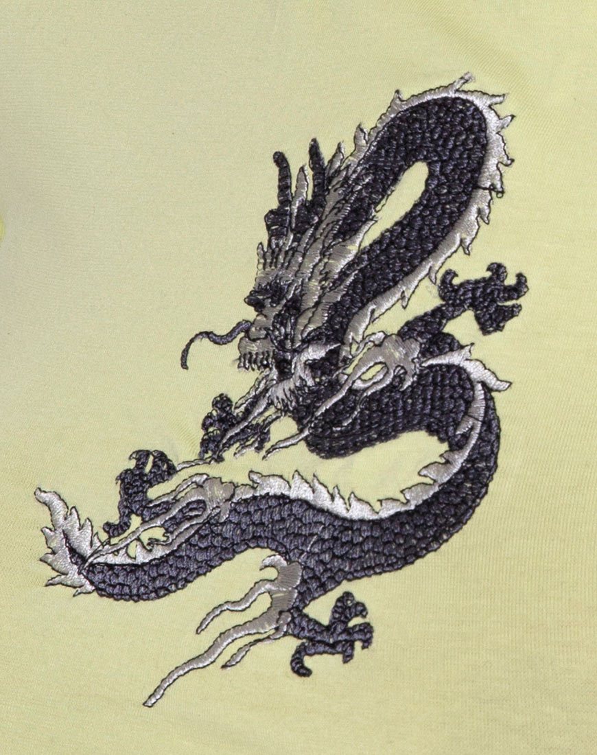 Image de Tindy Crop Top in Pistachio Dragon Embro