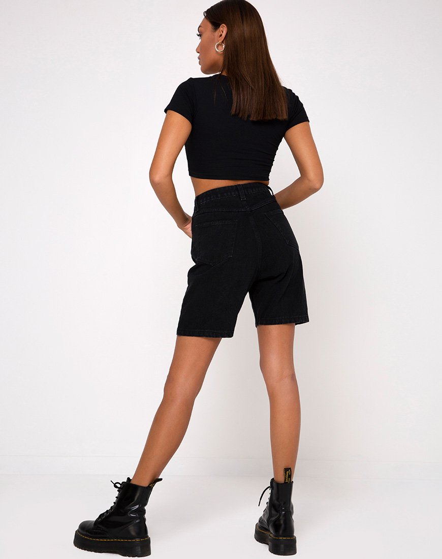 Image de Tindy Top en noir Placement des breloques cachées