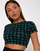 Tindy Top en noir Charme caché