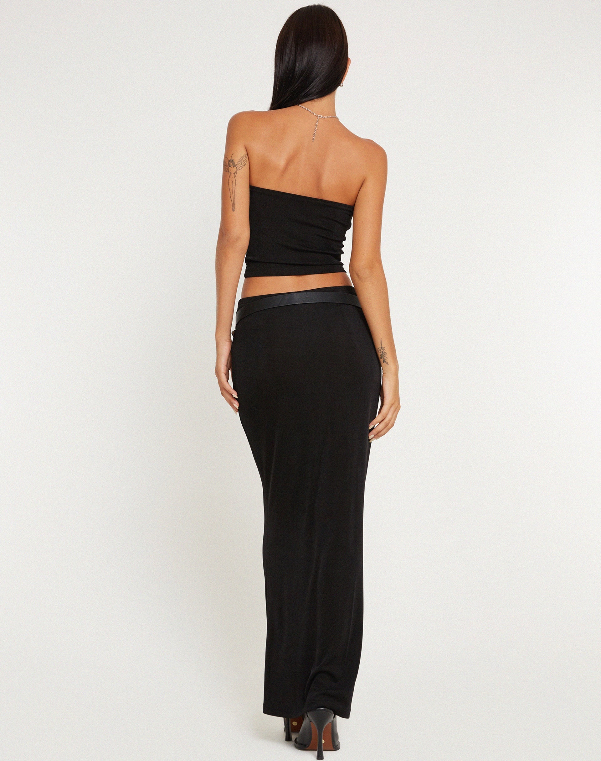 Image de Top bandeau Tiska en noir