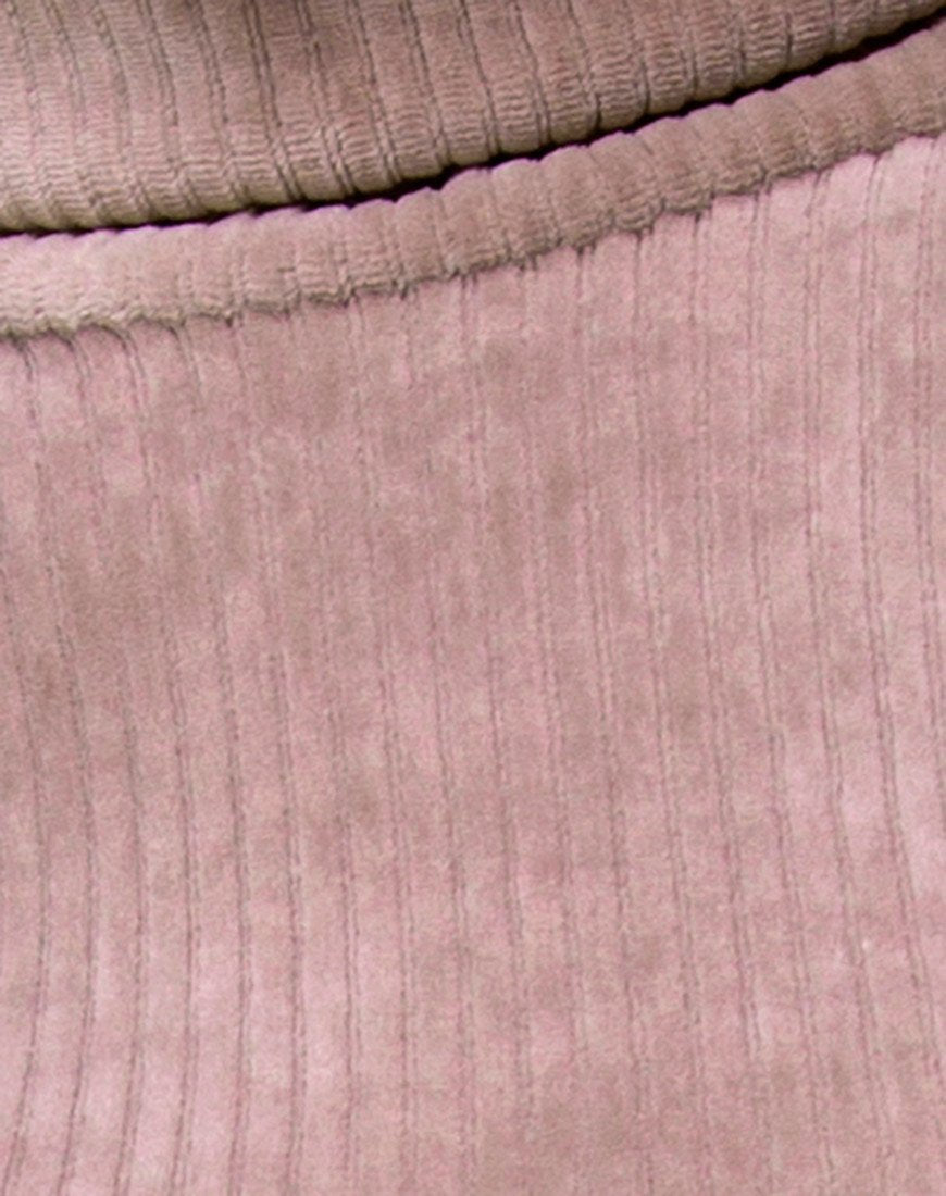 Image de la robe Tor en velours côtelé Taupe