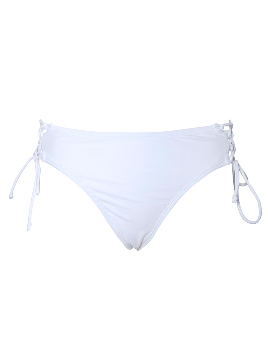 Image de Torte Lace Up Bikini Bottoms in White