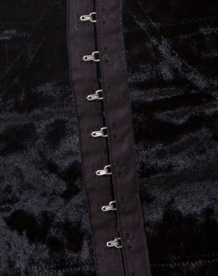 Image de Trata Crop Top in Velvet Black