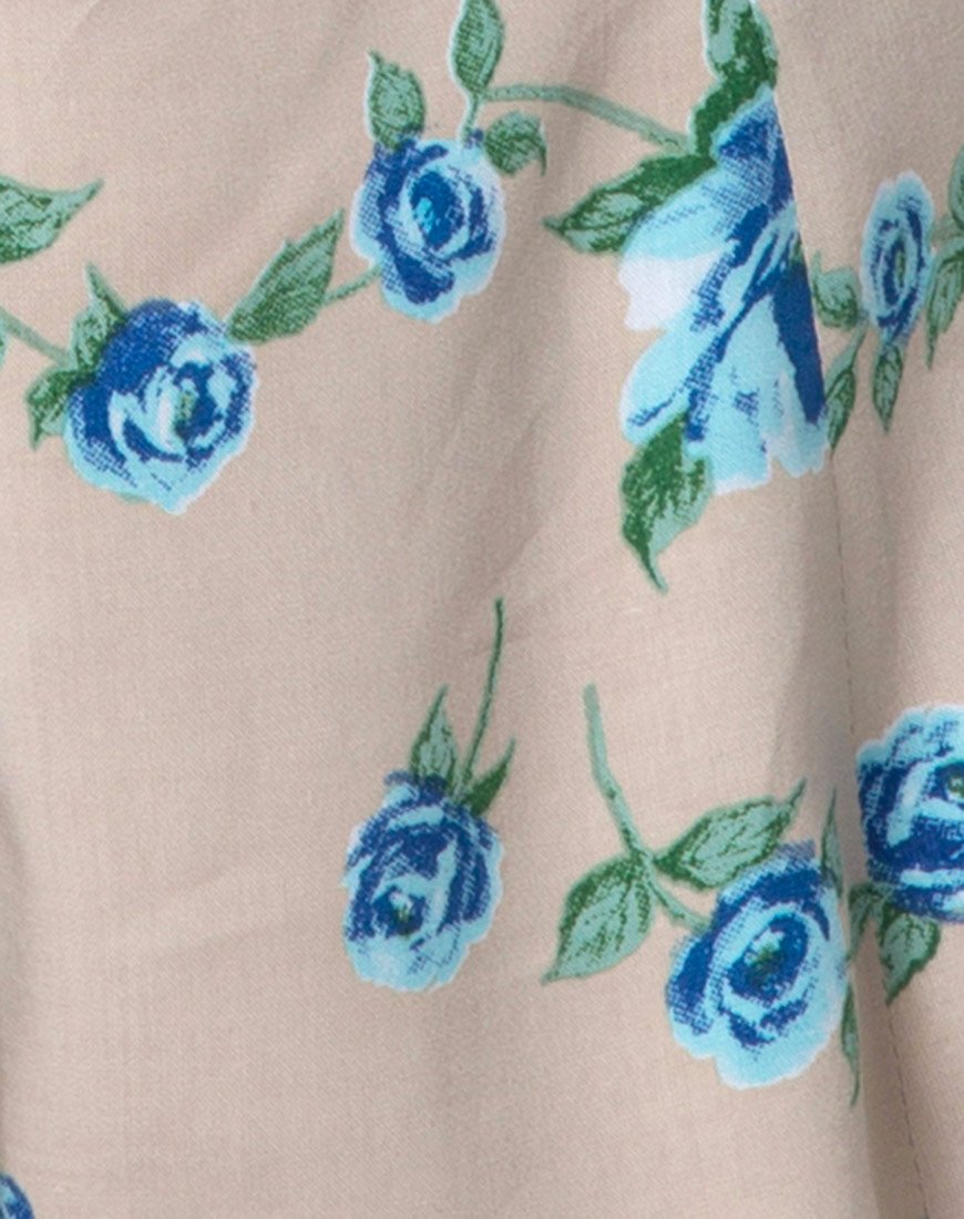 Image de la robe Trisemi en bleu fleur de rose