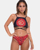 Image de Truman Bikini Top in Chinese Fire Dragon