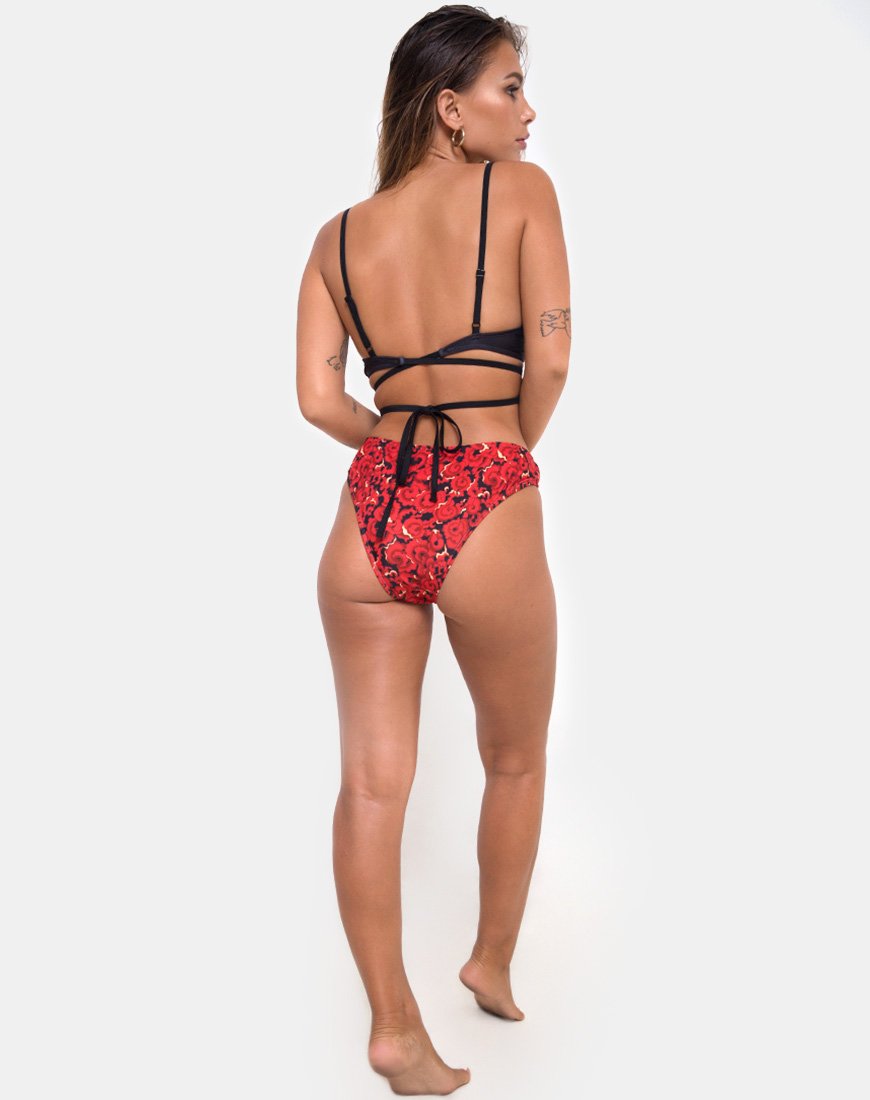 Image de Truman Bikini Top in Chinese Fire Dragon