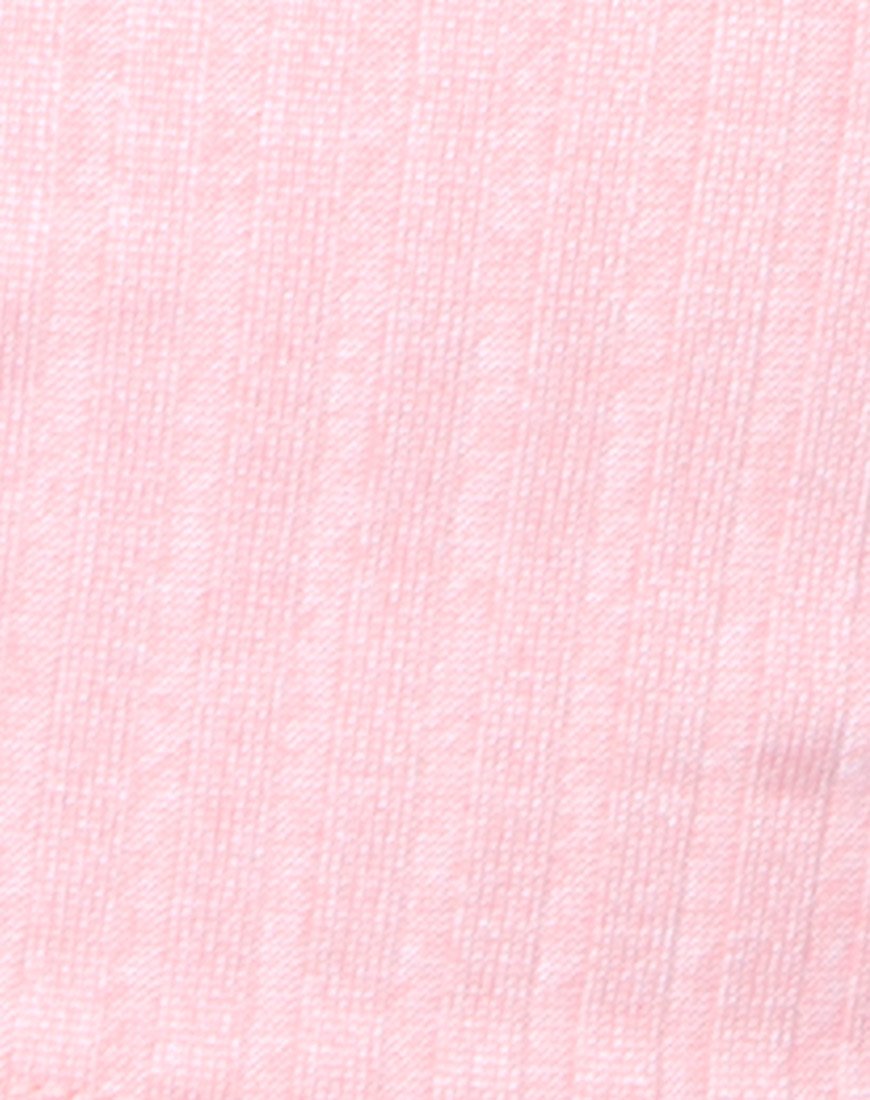 Image of Tube Top in Ribbed Blush