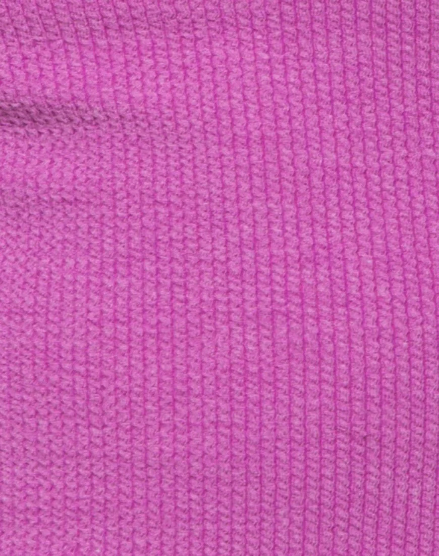 Image of Tube Top in Baby Rib Violet