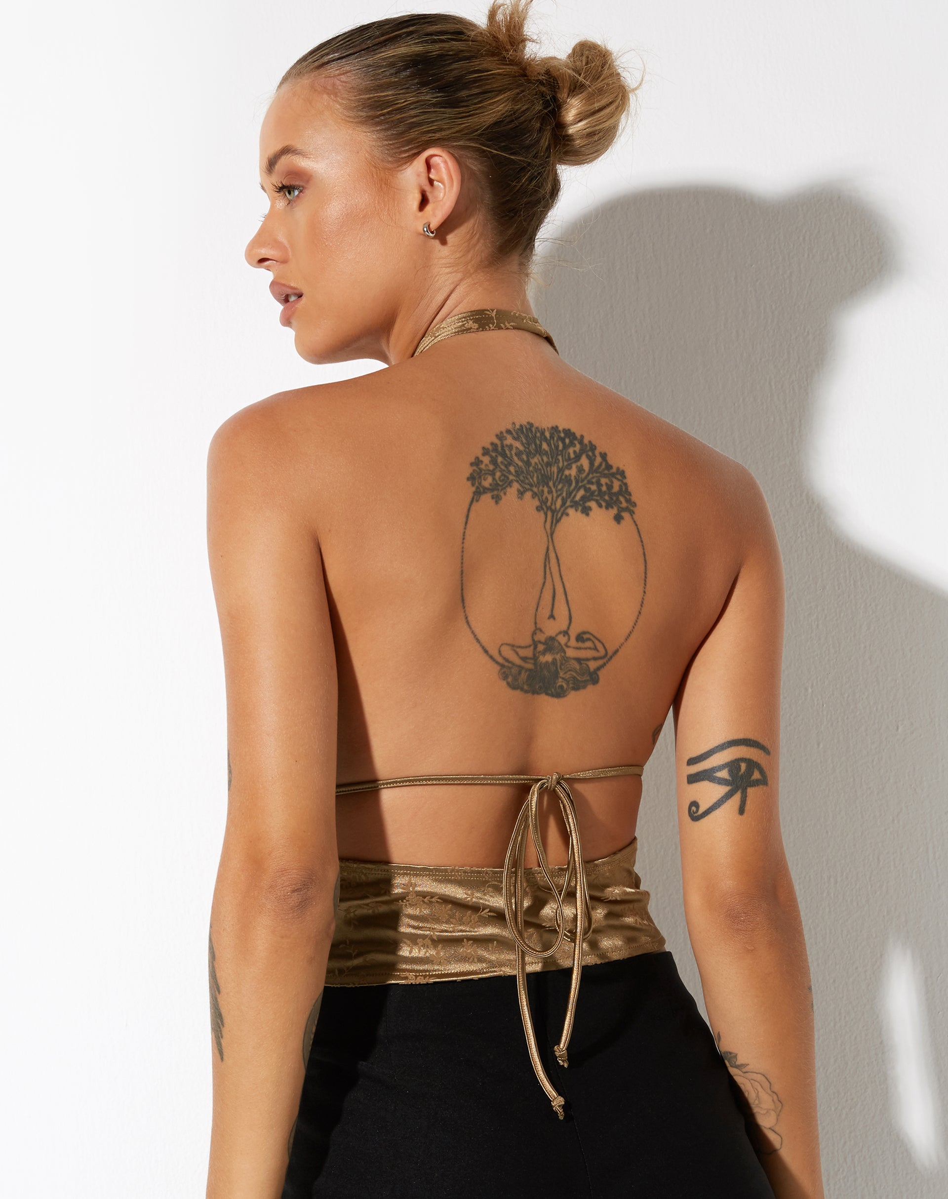 Image de Tukasa Corset Top en Botanist Flocking Olive