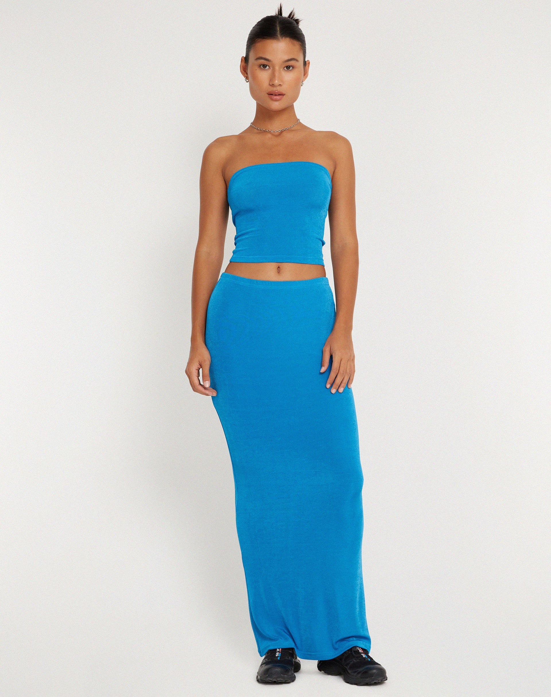 Image de Top bandeau Tiska en bleu électrique